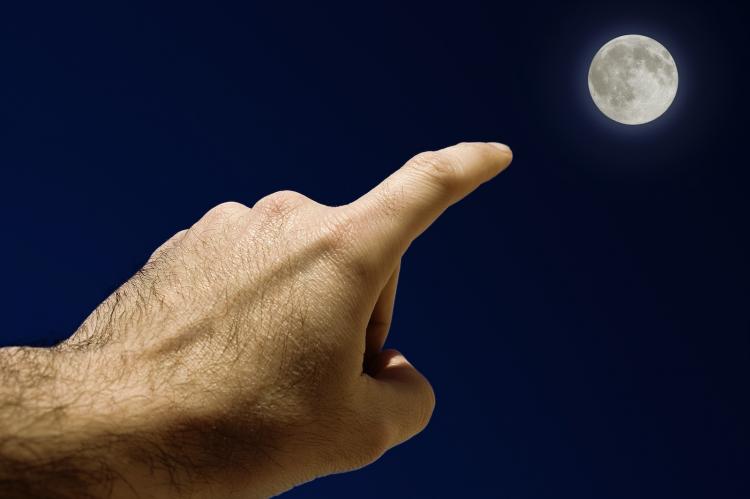 .il dito e la luna