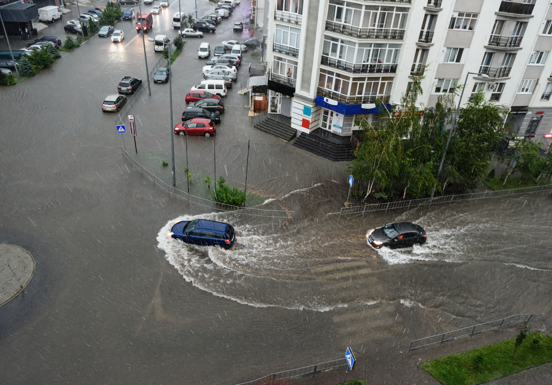 .alluvione in città